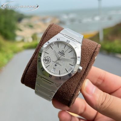 V Factory Omega Constellation 41mm 8900/8901 Movement Date Window Watch